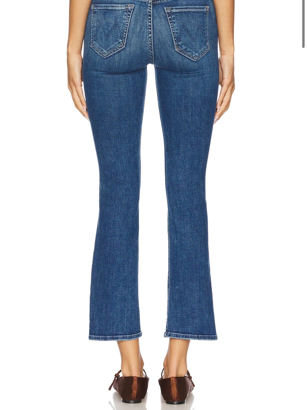 MOTHER Medium Blue Flare Jeans